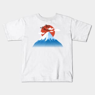 japanese art style Kids T-Shirt